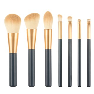 Foto 1 | Set De Brochas De Maquillaje Huoguo 7 Unidades Para Base Y Delineador De Cejas - Venta Internacional.