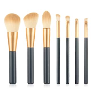 Foto 5 | Set De Brochas De Maquillaje Huoguo 7 Unidades Para Base Y Delineador De Cejas - Venta Internacional.