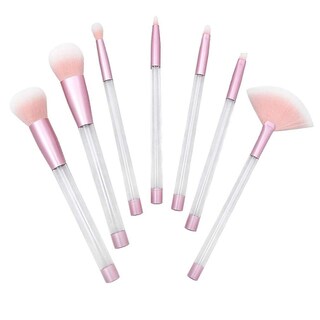 Foto 4 | Juego De Brochas De Maquillaje Huoguo Glitter 7 Piezas Con Mango De Arena Movediza - Venta Internacional.