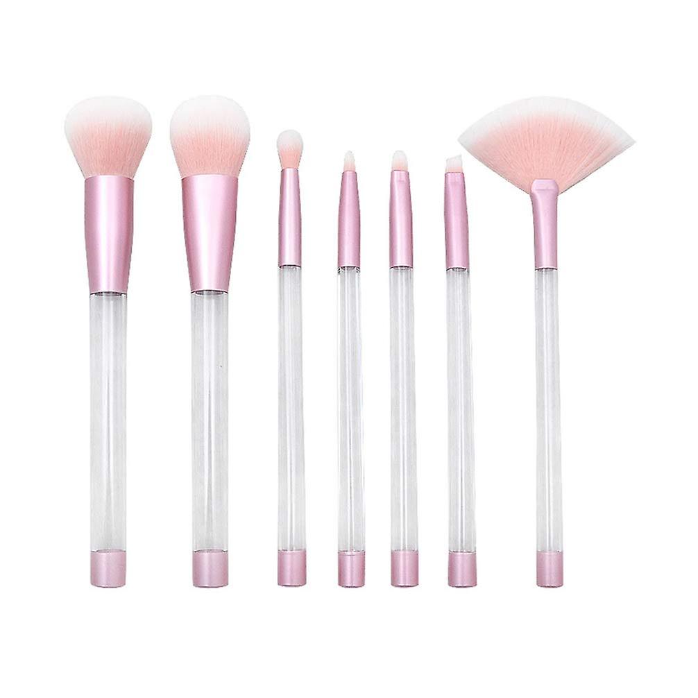Foto 6 pulgar | Juego De Brochas De Maquillaje Huoguo Glitter  7 Piezas  Con Mango De Arena Movediza - Venta Internacional.