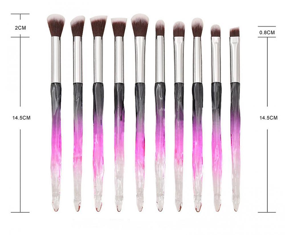 Foto 1 | Set De Brochas De Maquillaje Huoguo Crystal Handle  10 Unidades - Venta Internacional.