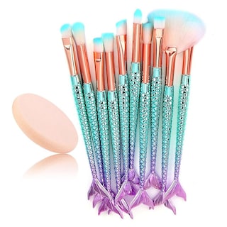 Foto 2 | Set De Brochas De Maquillaje 10 Unidades Base Delineador De Ojos Y Colorete - Venta Internacional.
