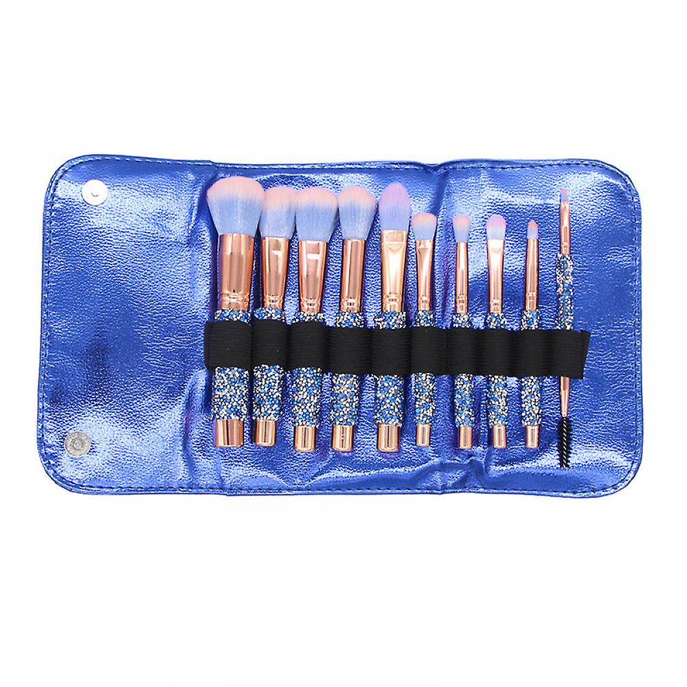 Foto 1 | Juego De Brochas De Maquillaje Huoguo Diamond Handle 10 Piezas - Venta Internacional.
