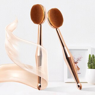 Foto 2 | Set De Brochas Ovaladas Para Maquillaje Huoguo Mermaid Foundation - Venta Internacional.