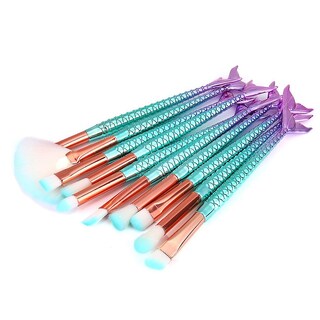 Foto 4 | Set De Brochas De Maquillaje Huoguo 11 Unidades Base Y Delineador De Cejas - Venta Internacional.