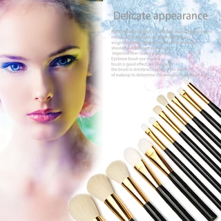 Foto 3 | Kit De Brochas De Maquillaje Genérica 7 Unidades Delineador De Ojos En Polvo Negro - Venta Internacional.