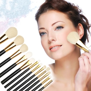 Foto 5 | Kit De Brochas De Maquillaje Genérica 7 Unidades Delineador De Ojos En Polvo Negro - Venta Internacional.