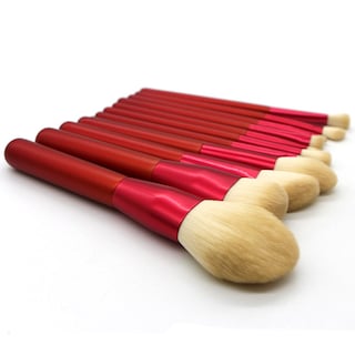 Foto 2 | Set De Brochas De Maquillaje De 12 Piezas Con Bolsa - Venta Internacional.