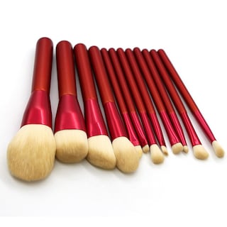 Foto 5 | Set De Brochas De Maquillaje De 12 Piezas Con Bolsa - Venta Internacional.