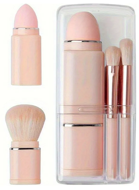 Foto 2 pulgar | Kit De Brochas Para Maquillaje Xtellar Retráctil 8 En 1  Ideal Para Viajes