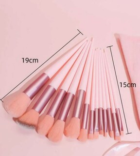 Foto 4 | Xtellar Set Profesional De 13 Brochas De Maquillaje Con Bolsa De Almacenamiento
