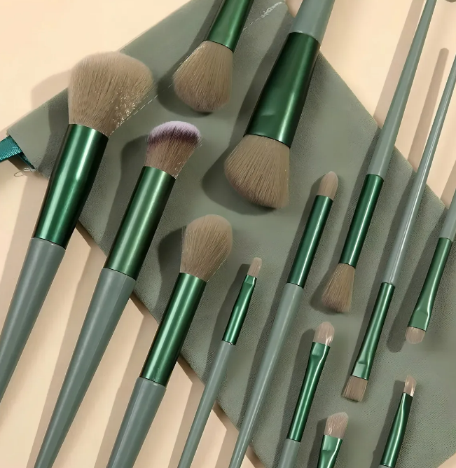 Foto 4 pulgar | Xtellar Set Profesional De 13 Brochas De Maquillaje Con Bolsa De Almacenamiento