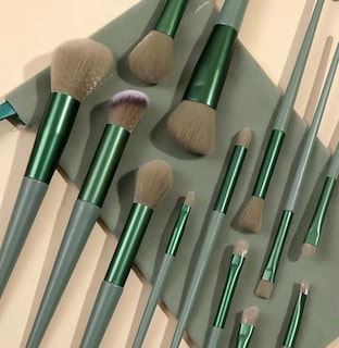 Foto 3 | Xtellar Set Profesional De 13 Brochas De Maquillaje Con Bolsa De Almacenamiento