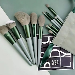 Foto 4 | Xtellar Set Profesional De 13 Brochas De Maquillaje Con Bolsa De Almacenamiento