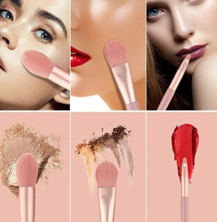 Foto 2 | Xtellar Kit De Lujo - Brochas Profesionales De Maquillaje 8 Piezas Con Estuche Elegante Para Viaje