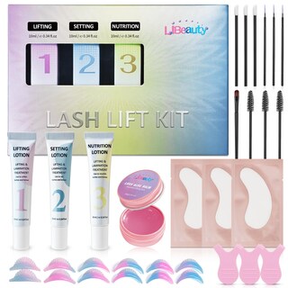 Foto 1 | Kit De Estiramiento De Pestañas Libeauty Tube Design Con Pegamento Bálsamo Y Kit Para Cejas - Venta Internacional.
