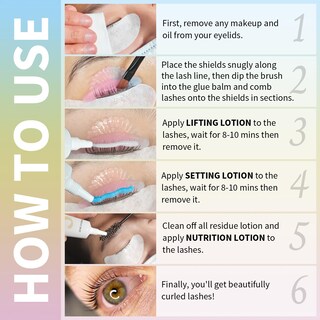 Foto 5 | Kit De Estiramiento De Pestañas Libeauty Tube Design Con Pegamento Bálsamo Y Kit Para Cejas - Venta Internacional.