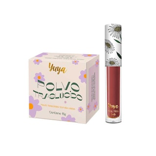 Foto 1 | Polvo Traslúcido 16 g y Labial Líquido Soft Edición Especial Yuya Yumakros4498 2 Piezas
