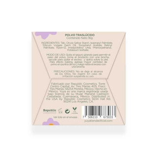 Foto 3 | Se Polvo Traslúcido Yuya con Ingredientes Naturales + Labial Velvet Querido