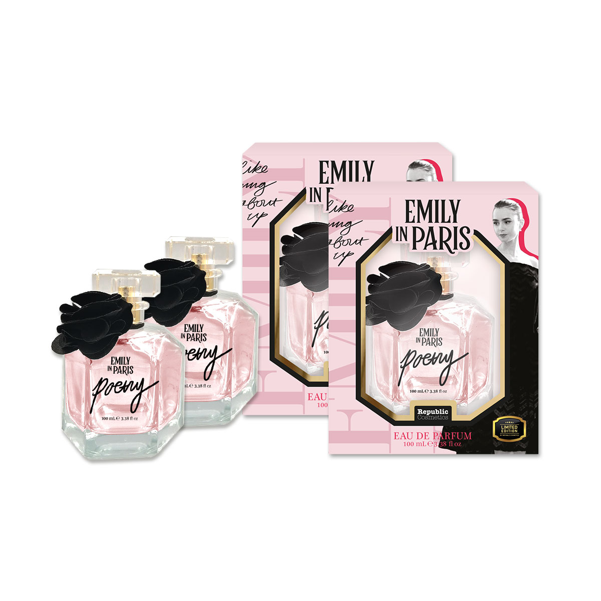 Foto 2 pulgar | Perfume Emily in Paris Poetry Eau de Parfum 2 Piezas de 100 ml