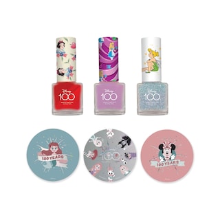 Foto 1 | 3 Esmaltes Artistas Mix Disney 100 + 3 Bálsamos Felicidad Disney DiMakRos3742 Multicolor
