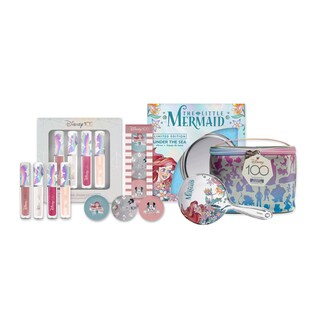 Foto 3 | Set de 3 Bálsamos y 4 Labiales con Cosmetiquera Disney Varios Personajes 9 Piezas