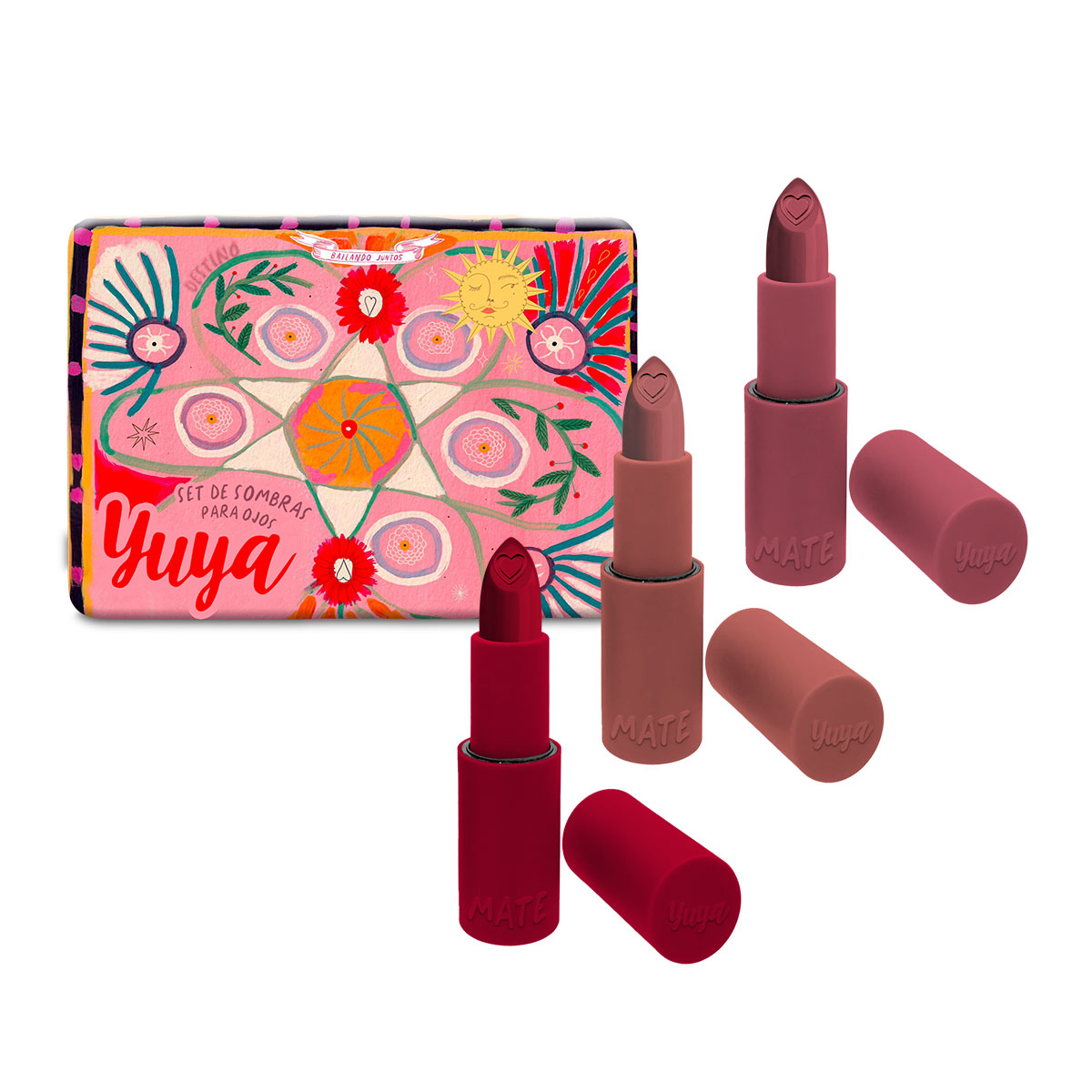 Set de Maquillaje Yuya Cartas del Corazón con Labiales