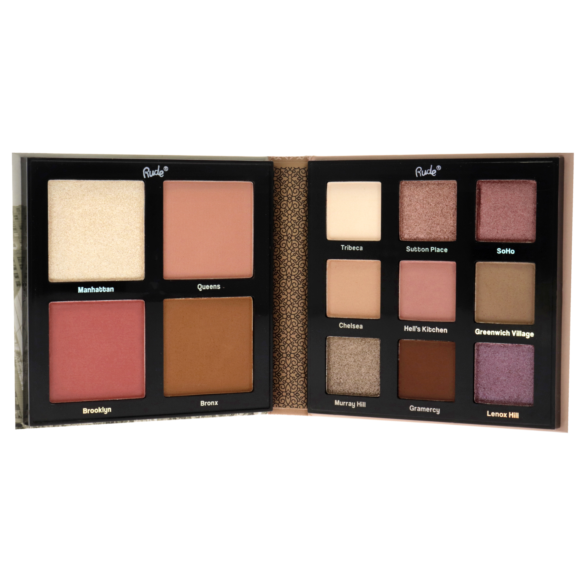 Foto 3 pulgar | Palette Rude Cosmetics Nude York Para Rostro Y Ojos, 13 Ml/0.46 Oz - Venta Internacional.