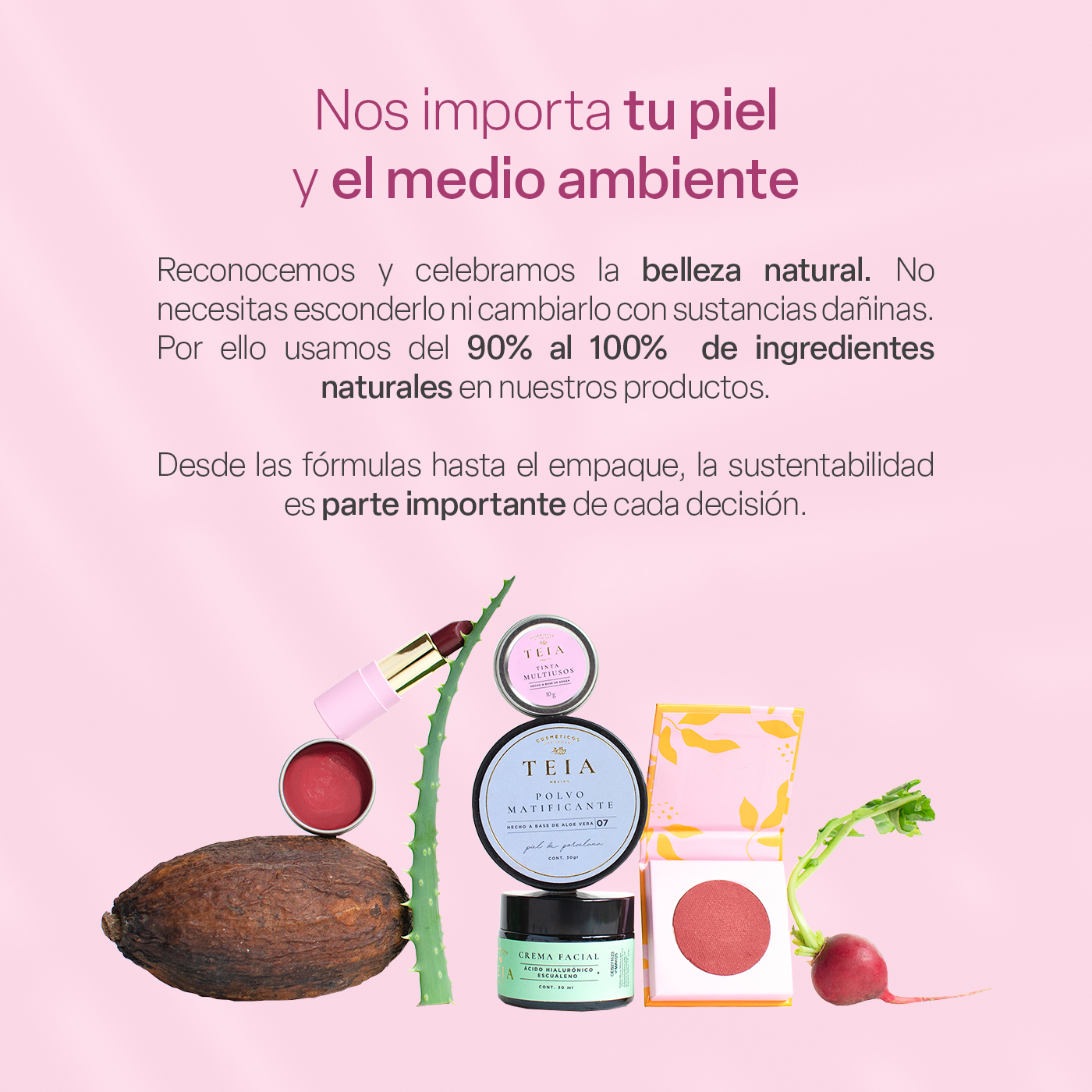 Foto 9 pulgar | Maquillaje Mineral Teia Cosméticos SPF40 Tono Claro con Protección 100% Mineral