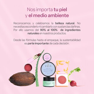 Foto 8 | Maquillaje Mineral Teia Cosméticos SPF40 Tono Claro con Protección 100% Mineral