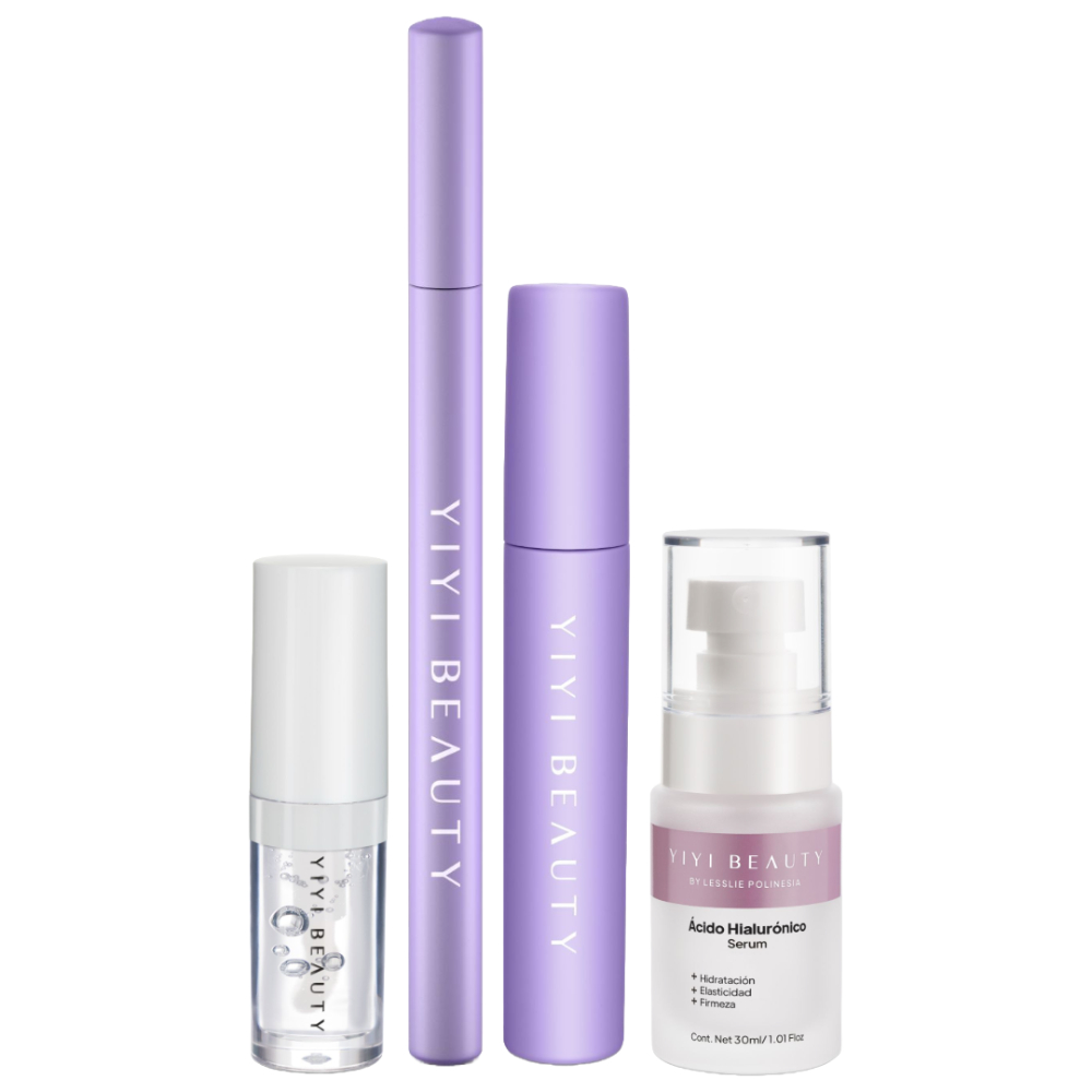 Foto 2 pulgar | Set Yiyi Beauty Cuidado De La Piel Hidratación + Maquillaje Para Labios, Ojos Y Pestañas