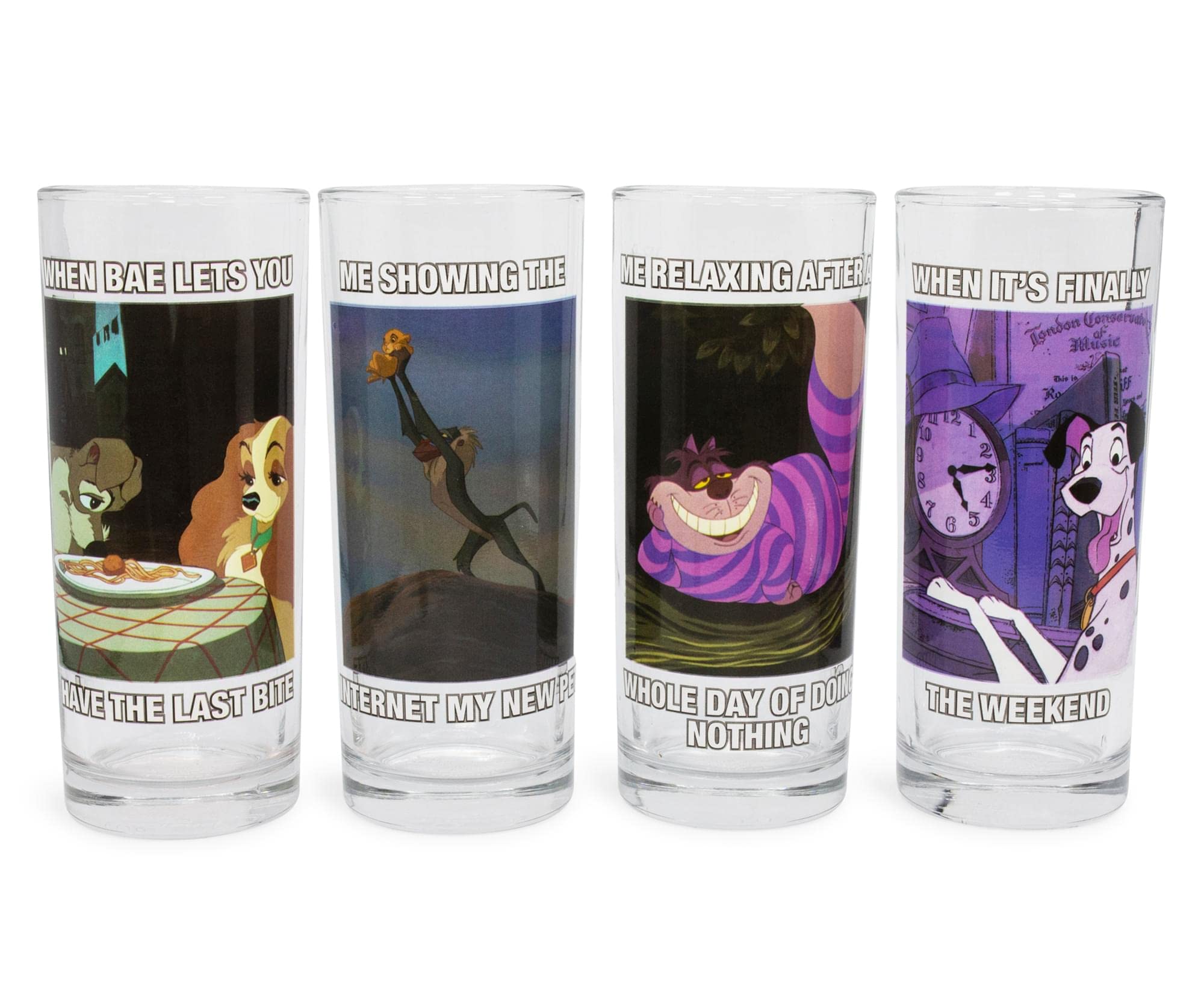 Set De Vasos Plateados Con Diseño De Buffalo Disney Meme, 300 Ml, 4 Unidades - Venta Internacional.
