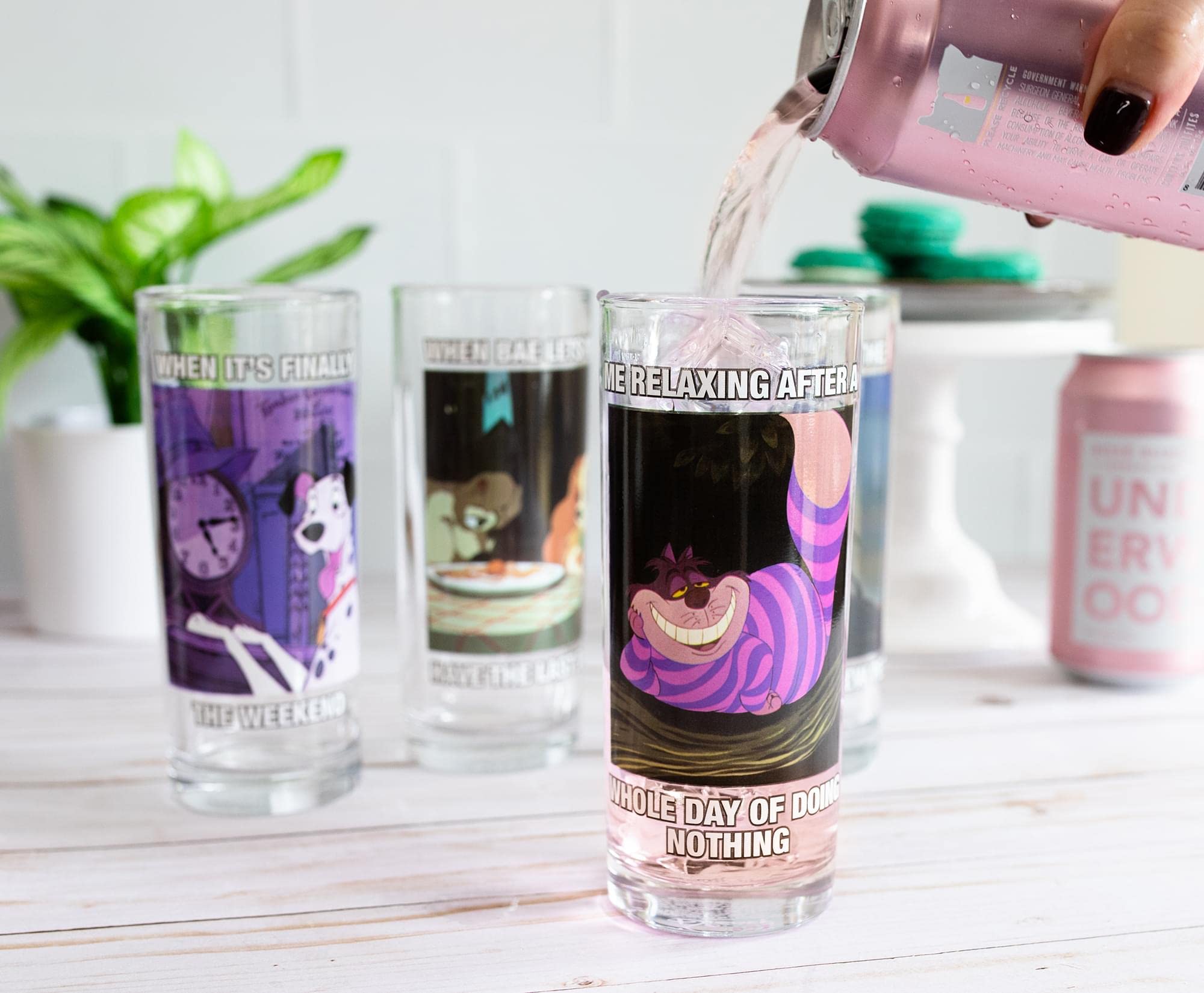Foto 4 pulgar | Set De Vasos Plateados Con Diseño De Buffalo Disney Meme, 300 Ml, 4 Unidades - Venta Internacional.