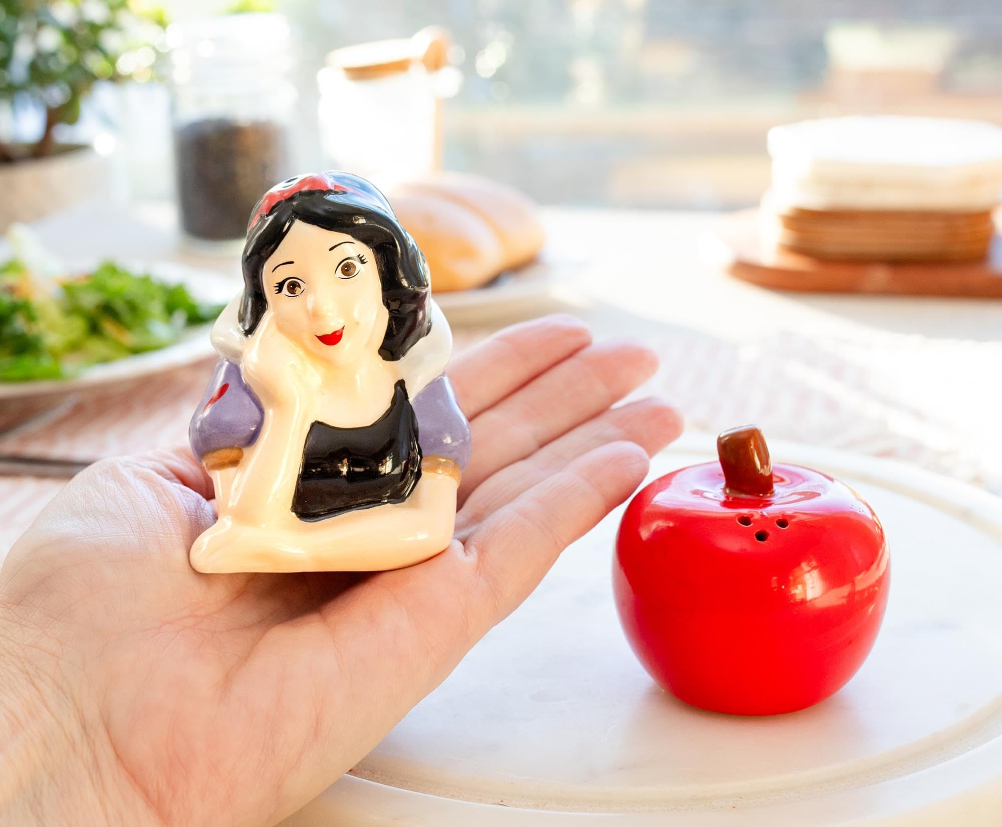 Foto 5 pulgar | Salero Y Pimentero Disney Snow White Ceramic - Venta Internacional.