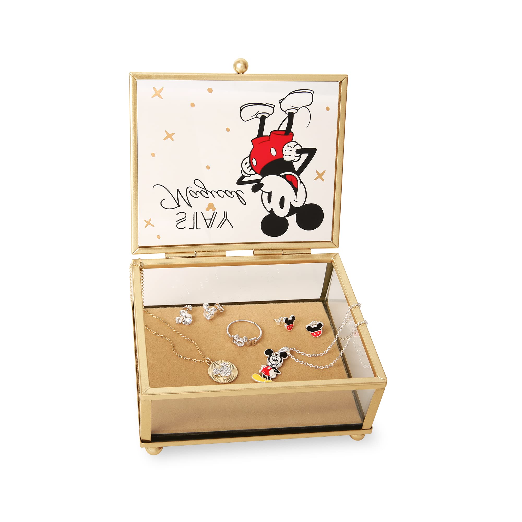 Foto 6 pulgar | Estuche De Cristal Mágico Con Diseño De Mickey Mouse Stay De Disney - Venta Internacional.