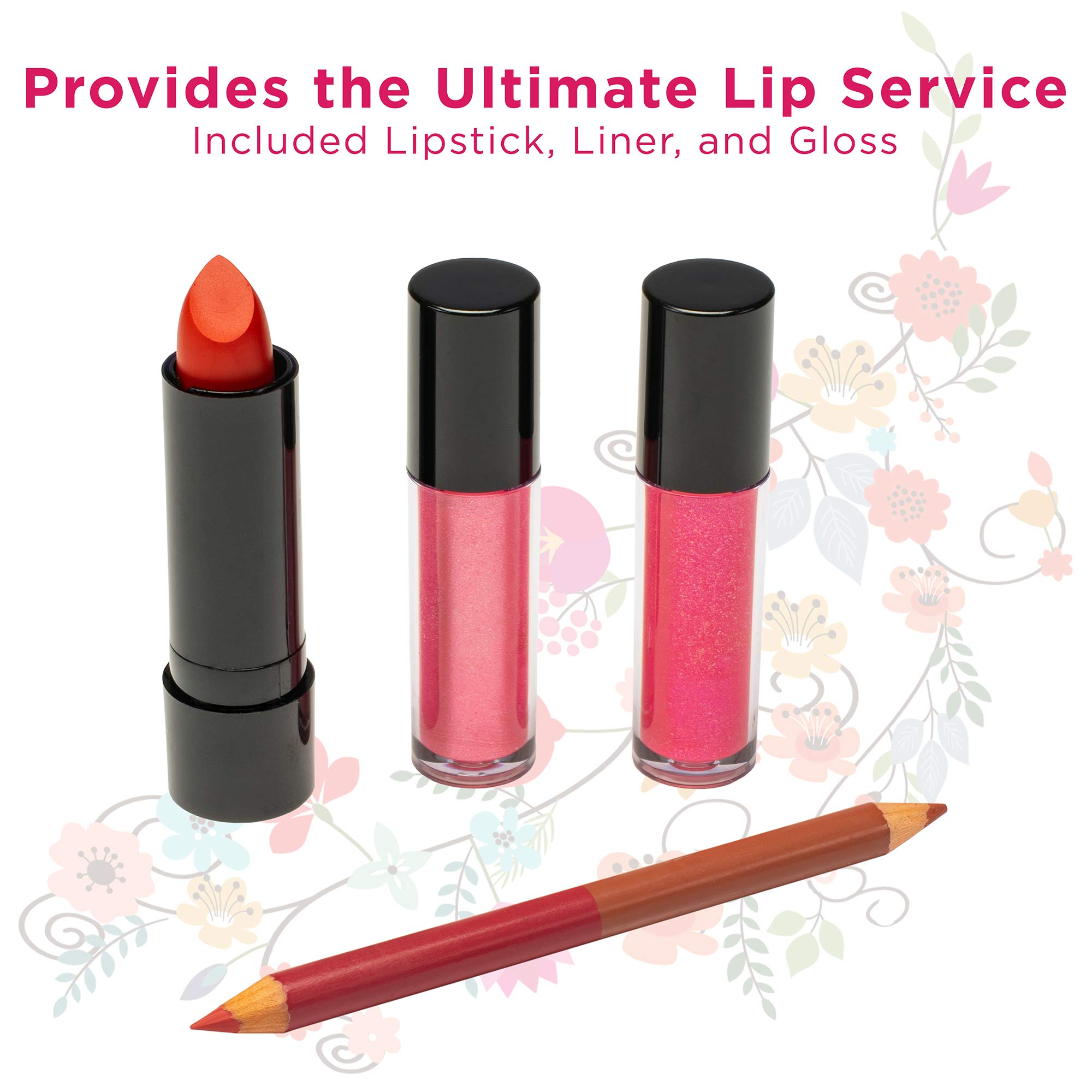 Foto 7 | Kit De Maquillaje Vokai 41 Sombras De Ojos, 7 Purpurinas Corporales Y 1 Delineador De Labios - Venta Internacional.