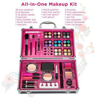 Foto 3 | Kit De Maquillaje Vokai 32 Sombras De Ojos, 6 Brillos De Labios Y 2 Varillas De Brillo De Labios - Venta Internacional.
