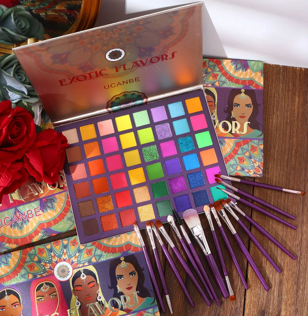 Foto 3 | Maquillaje Xtellar Kit Paleta De Sombras Originales Con 15 Pinceles