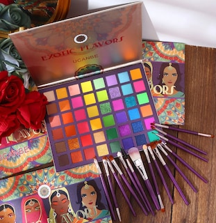 Foto 3 | Maquillaje Xtellar Kit Paleta De Sombras Originales Con 15 Pinceles