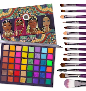 Foto 4 | Maquillaje Xtellar Kit Paleta De Sombras Originales Con 15 Pinceles