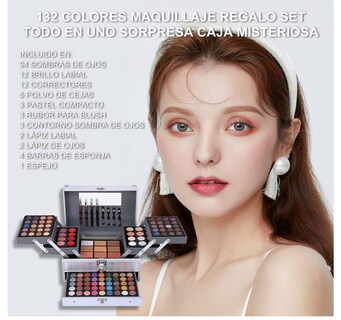 Foto 4 | Kit de Maquillaje Xtellar Estuche Profesional