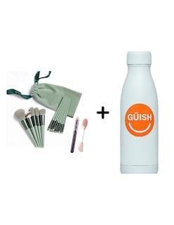 Foto 1 | Brochas Maquillaje Profesional 15 Piezas + Gratis Termo Güish De Regalo