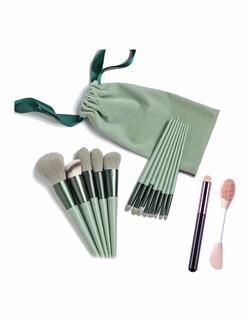 Foto 2 | Brochas Maquillaje Profesional 15 Piezas + Gratis Termo Güish De Regalo