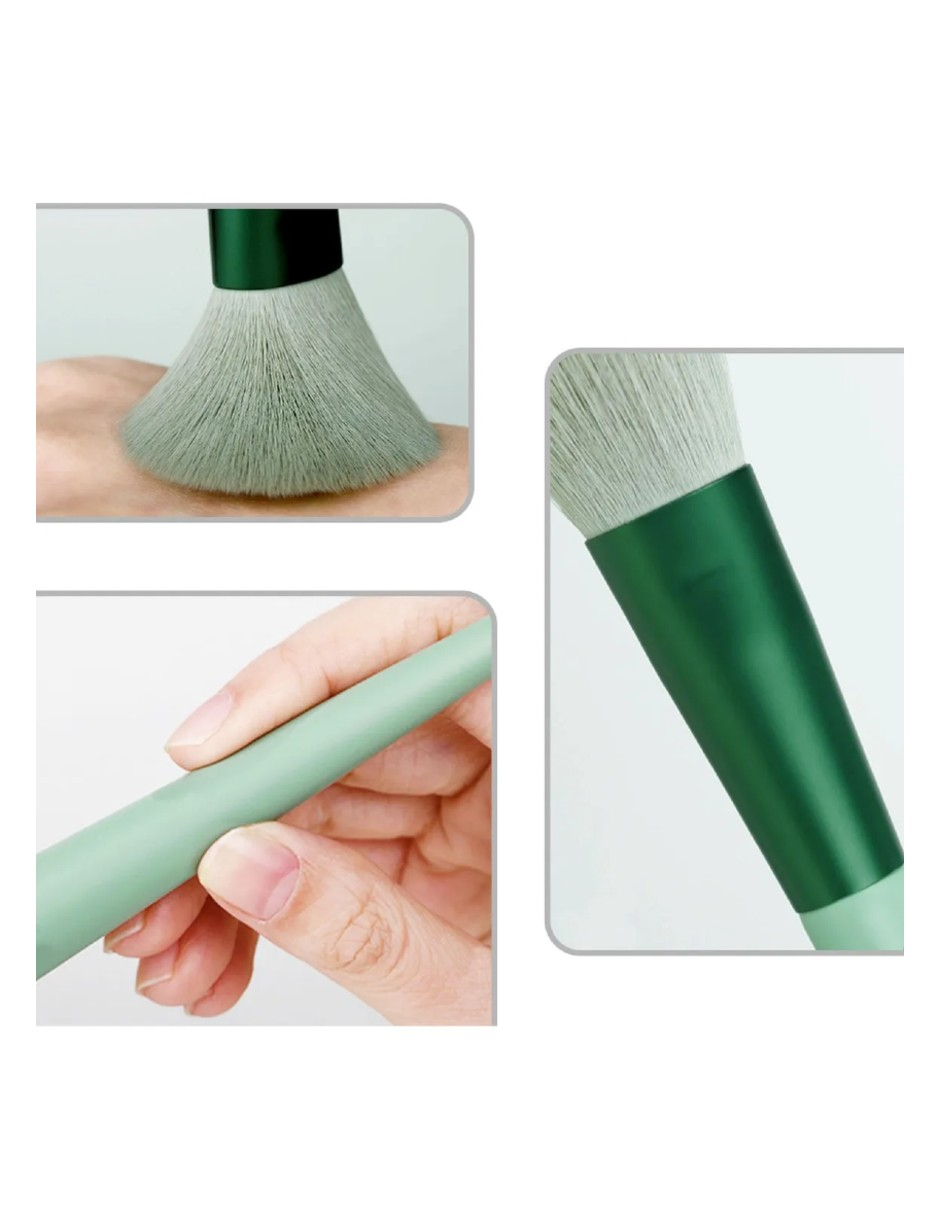 Foto 5 pulgar | Brochas Maquillaje Profesional 15 Piezas  + Gratis Termo Güish De Regalo
