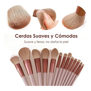 Foto 2 | Juego De Brochas Profesionales De 25 Piezas Con 13 Brochas Eo Safe Imports Esi-19039 Marron