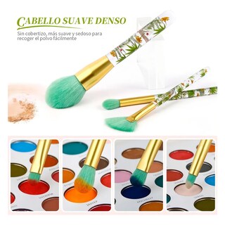 Foto 3 | Set De 14 Brochas De Maquillaje Eo Safe Imports Esi-19040 Verde