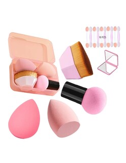 Foto 4 | Kit De Aplicadores De Maquillaje 4 Piezas + Gratis Termo Güish De Regalo