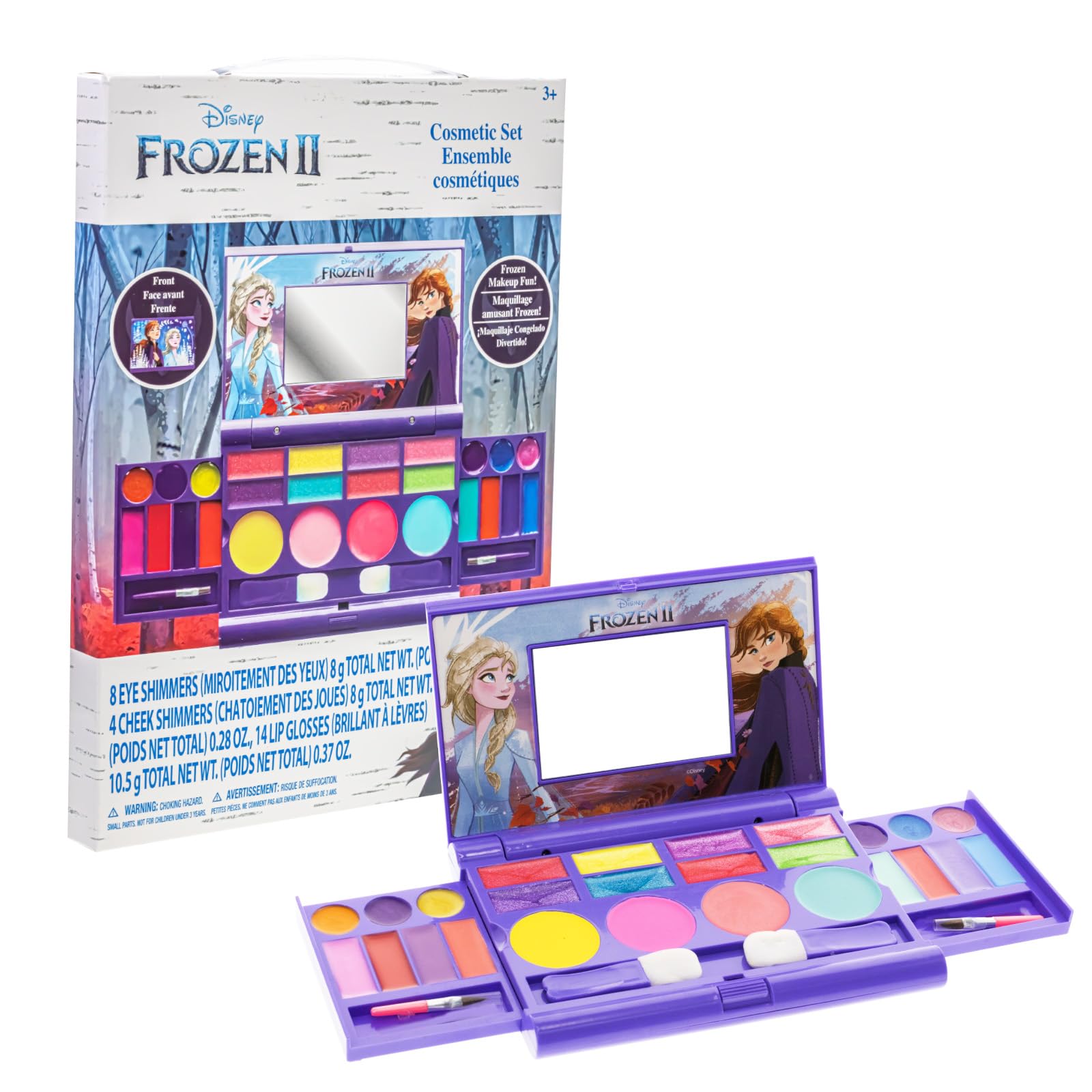 Foto 2 pulgar | Set Cosmético Compacto Townley Girl Disney Frozen Elsa Anna - Venta Internacional.