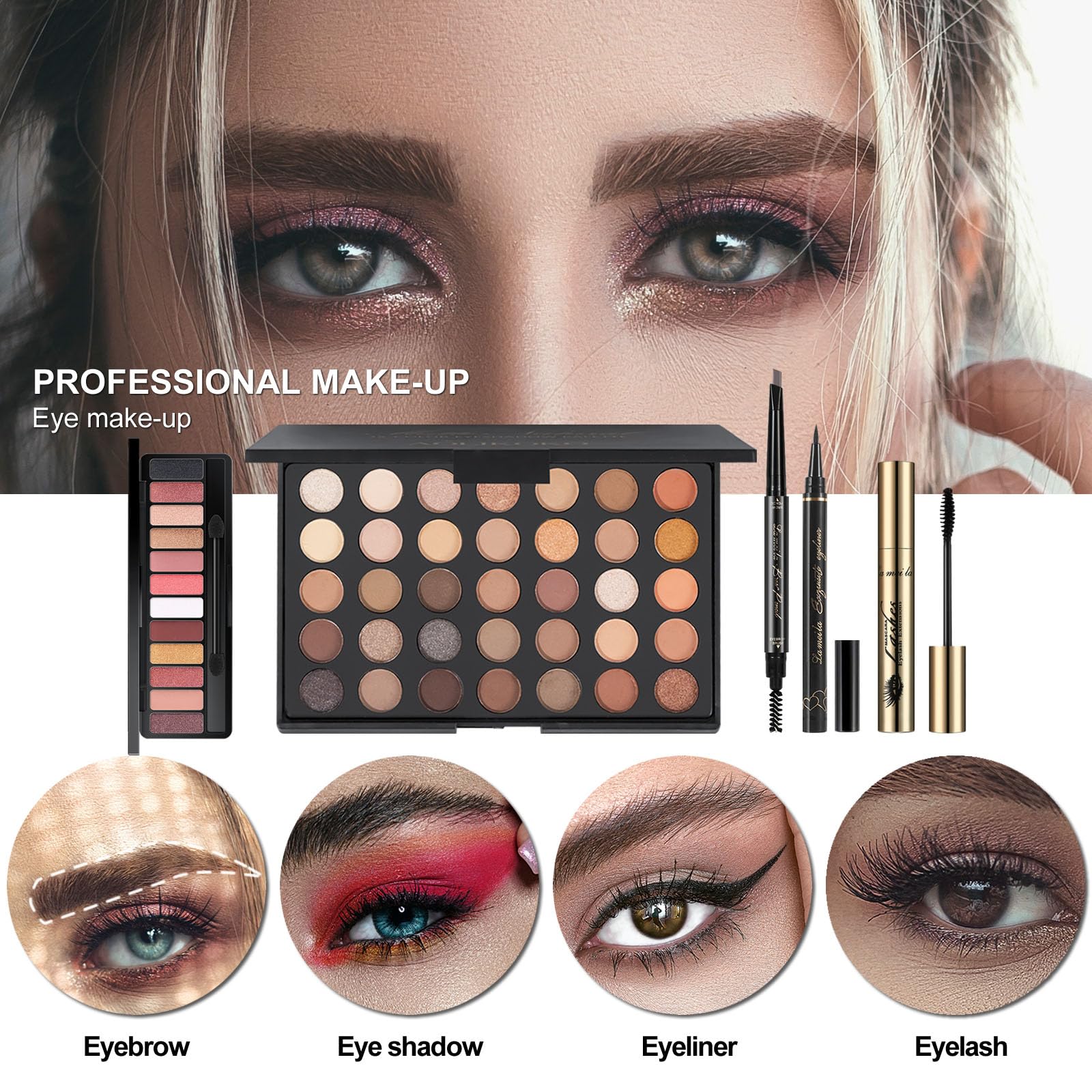 Foto 4 pulgar | Kit De Maquillaje Completo Miss Rose M Kit De Maquillaje Completo Para Mujer - Venta Internacional.