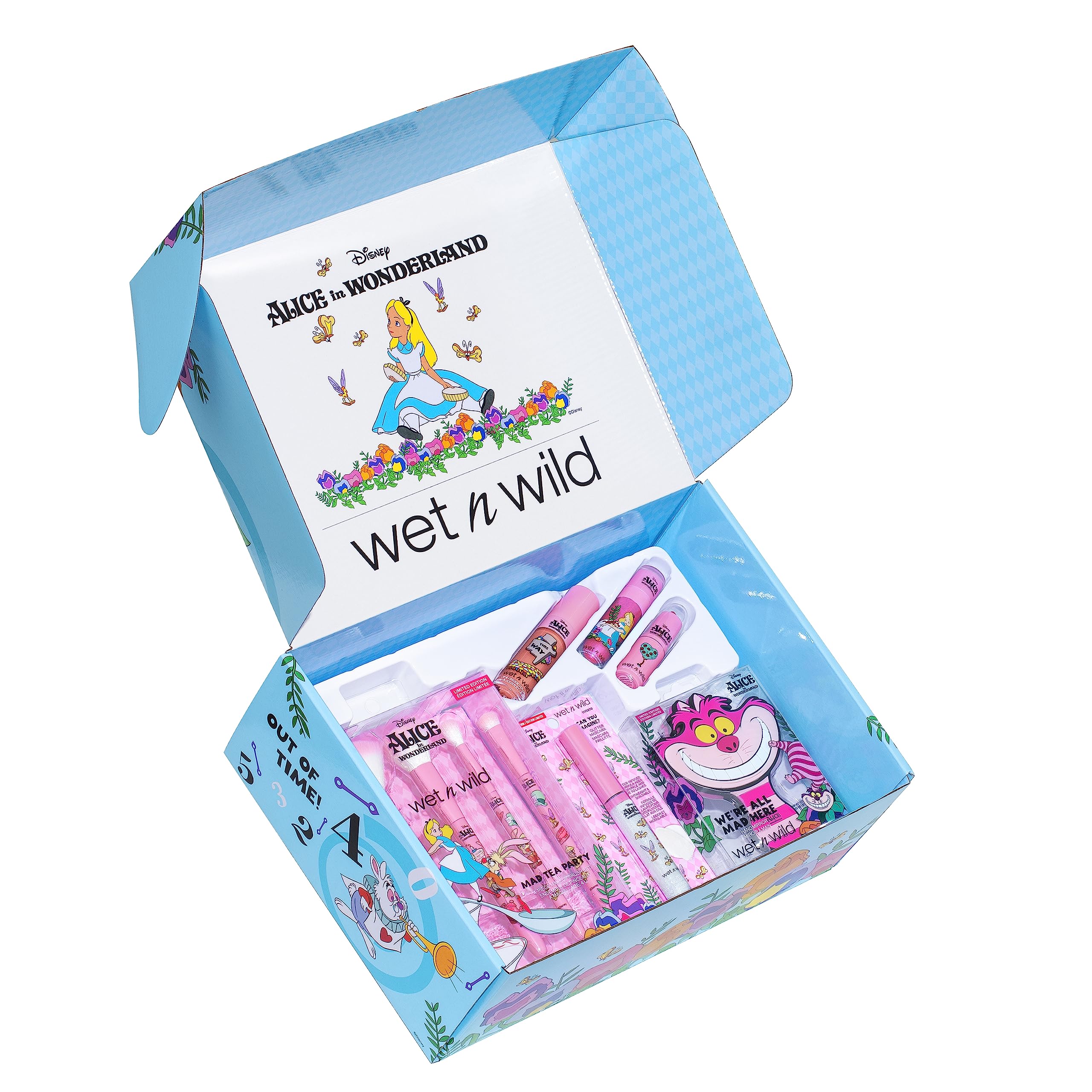 Foto 4 pulgar | Set De Maquillaje Wet N Wild Alicia En El País De Las Maravillas Con Pinceles Y Brillos De Labios - Venta Internacional